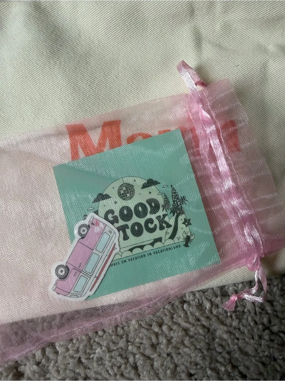 Marin x Good Stock Maine Strawberry Rhubarb Lip Treatment and Keychain